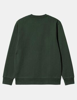 Sudadera Carhartt Script Embroidery Sweat Cotton