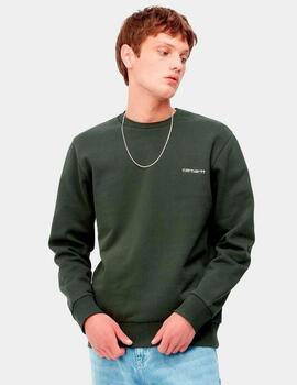 Sudadera Carhartt Script Embroidery Sweat Cotton