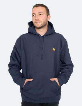 Sudadera Carhartt Hooded American Script Sweat