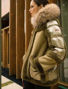 Abrigo DICHI Helen Verde Khaki
