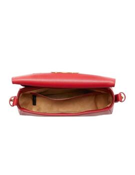 Bolso Pinko Love Click Exagon Mini Rojo