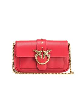 Bolso Pinko Love One Pocket Rojo