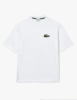 Camiseta Lacoste Loose Fit con cocodrilo grande
