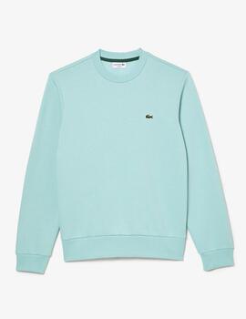 Sudadera Lacoste en algodón ecológico cepillado