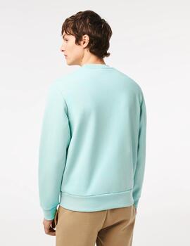 Sudadera Lacoste en algodón ecológico cepillado