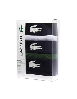 Pack 3 Calzoncillos Lacoste Strech de algodon