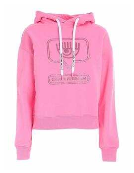 Sudadera Chiara Ferragni EyeGlitter rosa