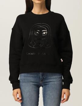 Sudadera Chiara Ferragni relieve negro