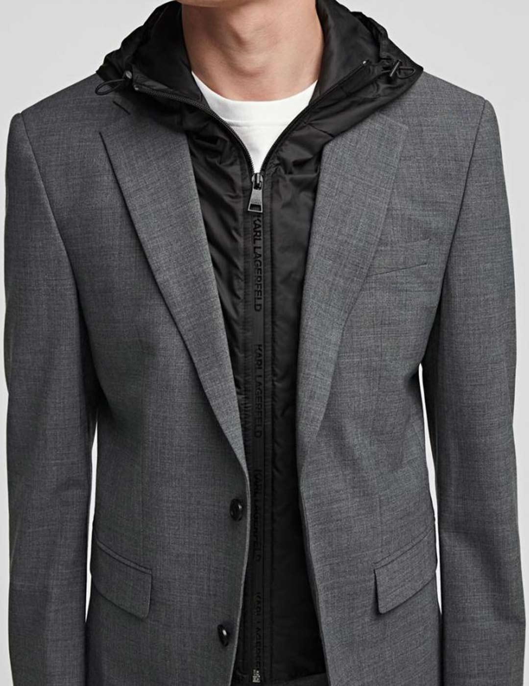 Chaqueta  KARL LAGERFELD Desmontable Gris