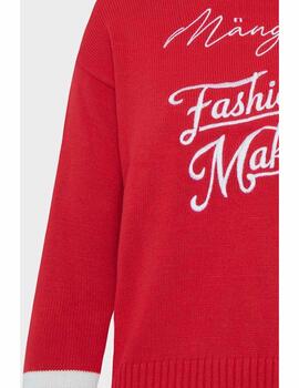 Jersey  Cuello Alto Mangata Fashion Makers Rojo