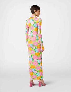 Vestido Chemisier Flores