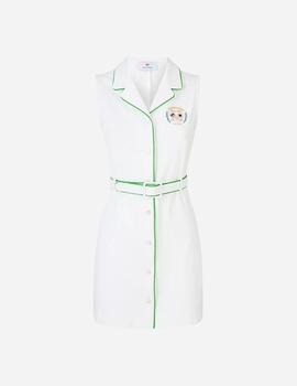 Vestido Tennis Club Piquet Bifo Blanco