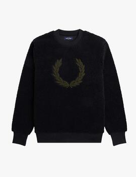 Sudadera Fred Perry de borrego de felpa