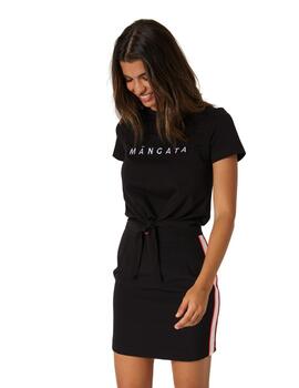 Camiseta  MANGATA Lazo Tachas  Negro