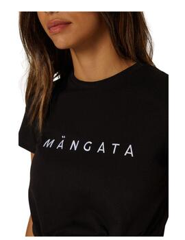 Camiseta  MANGATA Lazo Tachas  Negro