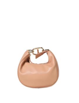 Bolso ‘Mini Croissant’ con cierre Oval T Rosa