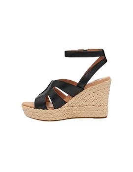 Sandalias UGG Careena Cuña Alta Negro