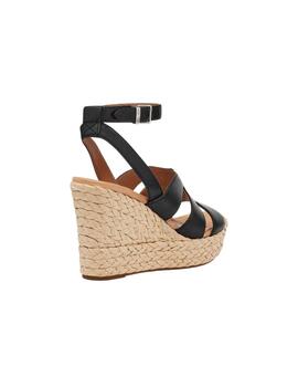 Sandalias UGG Careena Cuña Alta Negro