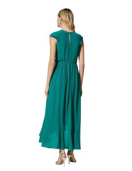 Vestido TWINSET largo de seda mixta