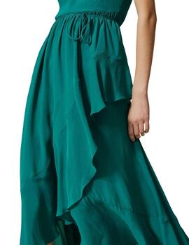 Vestido TWINSET largo de seda mixta
