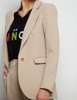 Blazer Entallado Ebro Beige