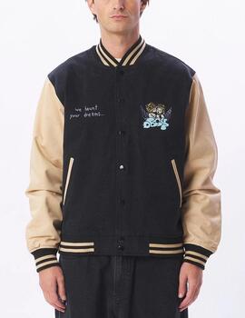 Chaqueta Obey Care Denim Varsity