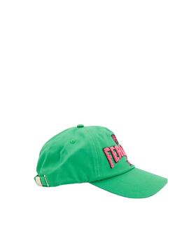 Gorra de béisbol con peniques Eye Star Verde