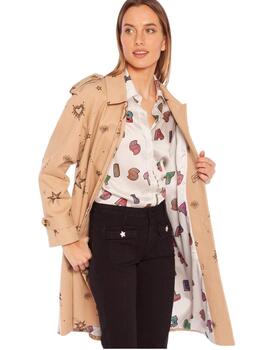 Abrigo Chelsea Trench Floc Magic