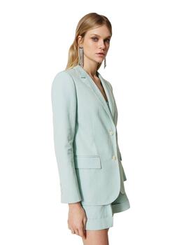 Chaqueta blazer TWINSET de lino mixto