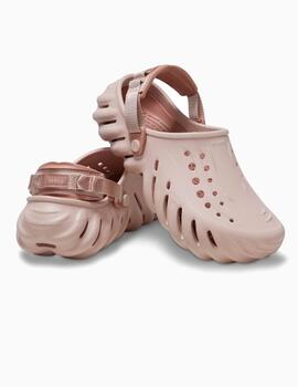 Zueco Crocs Echo Clog Pink Clay