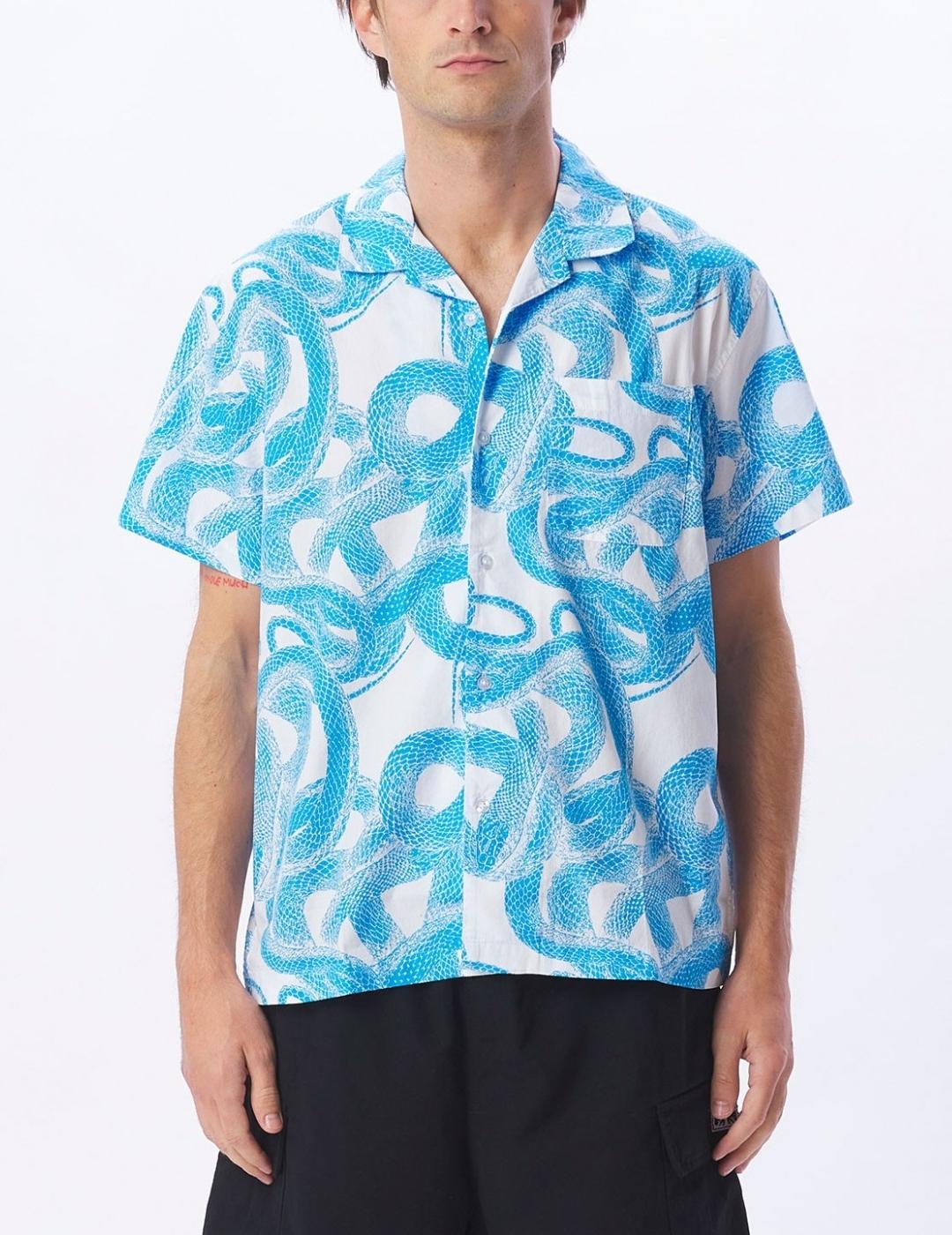 Camisa Obey Slither Woven