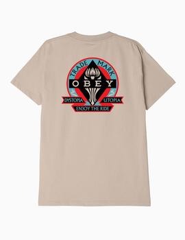 Camiseta Obey Dystopia/Utopia Sand