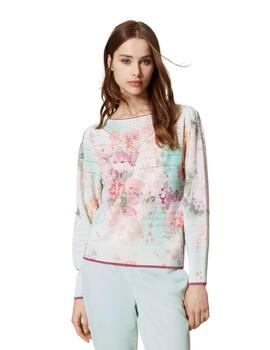 Jersey TWINSET con estampado de flores