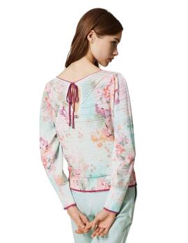 Jersey TWINSET con estampado de flores