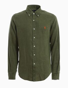  Camisa Ralph lauren de lino verde