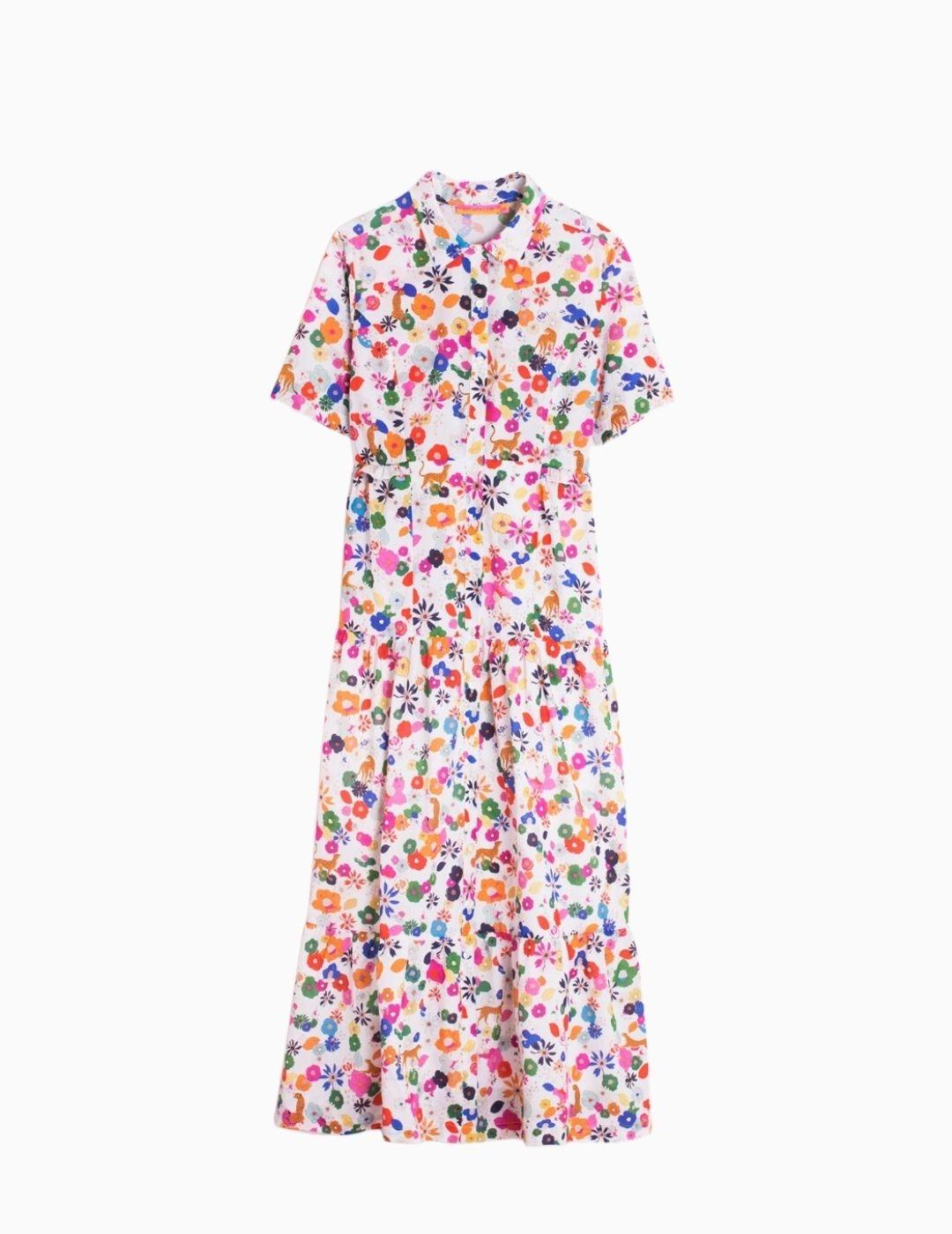 Vestido Vilagallo  Mati  Kirstenboch Print