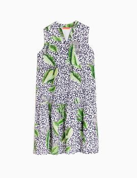 Vestido Vilagallo  Marcella Saravi Print