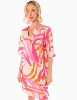 Vestido Vilagallo Lizete Lucca Print