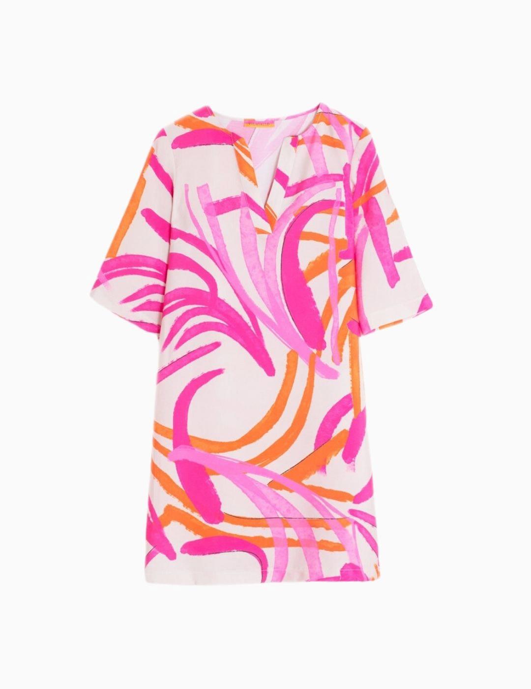 Vestido Vilagallo Lizete Lucca Print