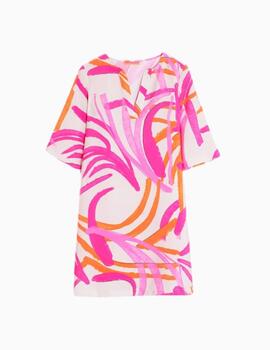 Vestido Vilagallo Lizete Lucca Print