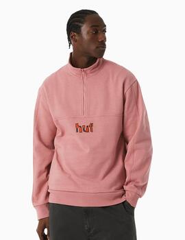 Sudadera Huf Split 1/4 Zip Mock