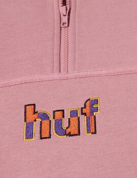 Sudadera Huf Split 1/4 Zip Mock