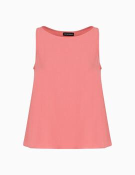 Top Emporio Armani acampanado