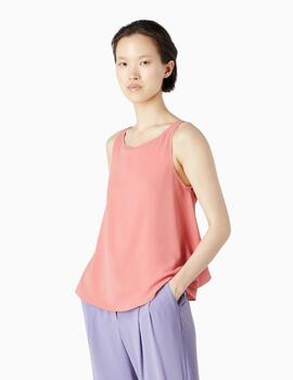 Top Emporio Armani acampanado