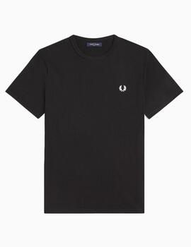 Camiseta Fred Perry Ringer negro