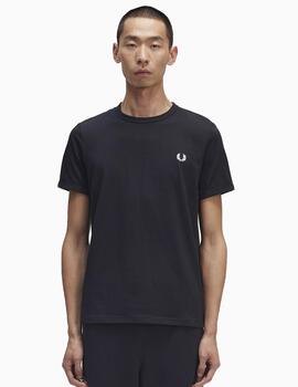 Camiseta Fred Perry Ringer negro