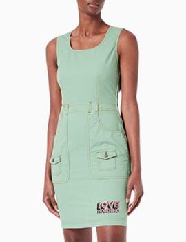 Vestido Love Moschino vaquero verde