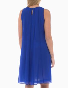 Vestido EMME con volantes azul