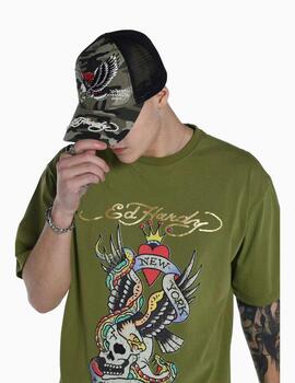 Gorra Ed Hardy Eagle Japan camuflaje