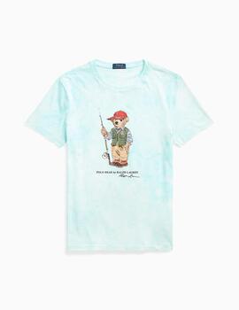 Camiseta Ralph Lauren tie-dye con Polo Bear